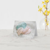 Notecard - Zee glas in pastels Kaart (Gele Bloem)