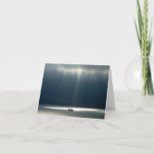 Notecard: Zonovergoten boot Kaart (Voorkant)