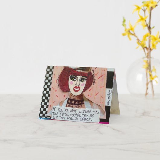    NOTECARDLIFE OP DE RAND KAART (Gele Bloem)