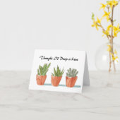 Notecards: Thought I d Drop a Line Kaart (Gele Bloem)