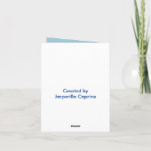 Notecards van de pret kaart (Achterkant)