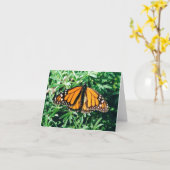 Notecards van de vlinder kaart (Gele Bloem)