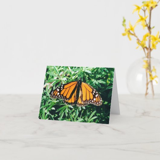 Notecards van de vlinder kaart (Gele Bloem)