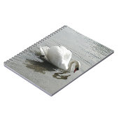 Noteer de witte zwanen uit het boek, die in het gr notitieboek (Linkerzijde)