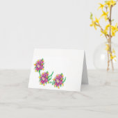 Noteer Kaart leeg in /Asiatic Lily (Gele Bloem)