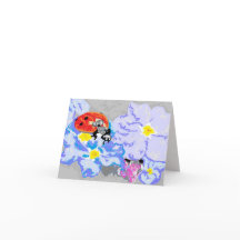 Noteer Kaart leeg in / Ladybug