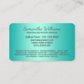 Noteer Visitekaartje (Achterkant)