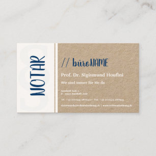 Noteer Visitekaartje