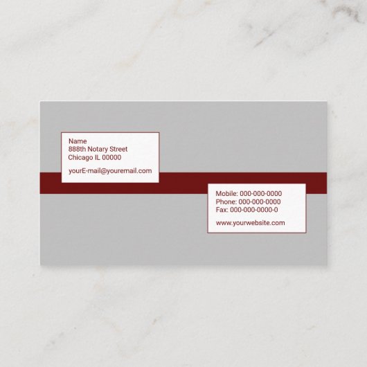 Noteer Visitekaartje (Achterkant)