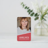 Noteer Visitekaartje (Staand voorkant)