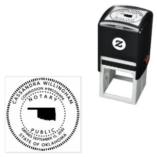 Noteerbaar publiek Oklahoma Zelfinktende Stempel