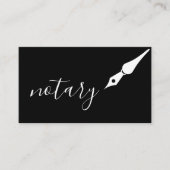 Noteerbare agent Pen Logo Freelance Calligrafie Sc Visitekaartje (Voorkant)
