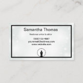 Noteerbare agent Pen Logo Freelance Calligrafie Sc Visitekaartje (Achterkant)