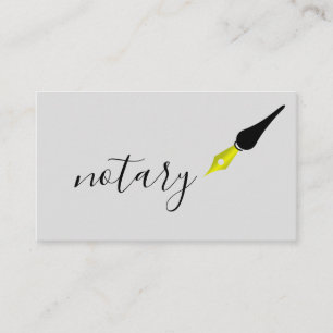 Noteerbare agent Pen Logo Freelance Calligrafie Sc Visitekaartje