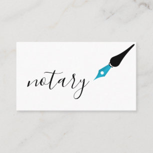 Noteerbare agent Pen Logo Freelance Calligrafie Sc Visitekaartje