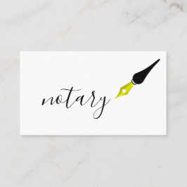 Noteerbare agent Pen Logo Freelance Calligrafie Sc Visitekaartje