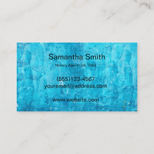 Noteerbare agent Pen Logo Freelance Calligrafie Sc Visitekaartje (Achterkant)