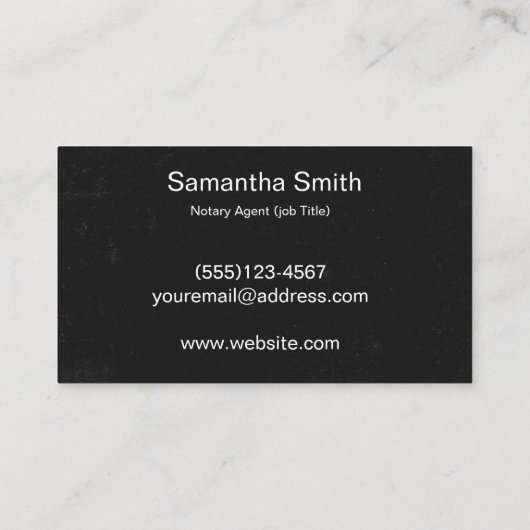 Noteerbare agent Pen Logo Freelance Calligrafie Sc Visitekaartje (Achterkant)