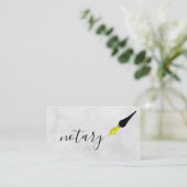 Noteerbare agent Pen Logo Freelance Calligrafie Sc Visitekaartje (Staand voorkant)