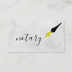 Noteerbare agent Pen Logo Freelance Calligrafie Sc Visitekaartje
