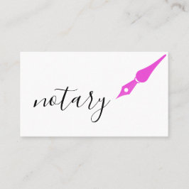 Noteerbare agent Pen Logo Freelance Calligrafie Sc Visitekaartje