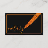 Noteerbare agent Pen Logo Freelance Calligrafie Sc Visitekaartje (Voorkant)