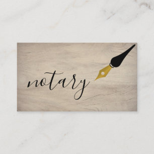 Noteerbare agent Pen Logo Freelance Calligrafie Sc Visitekaartje