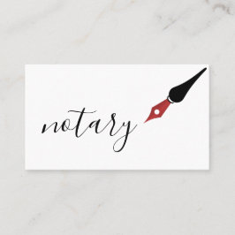 Noteerbare agent Pen Logo Freelance Calligrafie Sc Visitekaartje