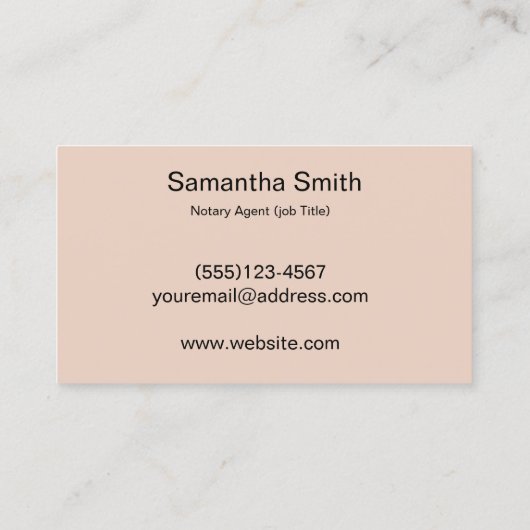 Noteerbare agent Pen Logo Freelance Calligrafie Sc Visitekaartje (Achterkant)