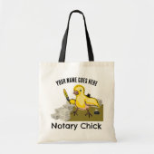 Noteerbare kekgele vetether Gepersonaliseerd naam Tote Bag (Voorkant)