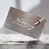 Noteerbare leningsagent Trendy Copper Metallic Visitekaartje