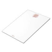 Noteerbare leningtekenaar Modern Roos Gold Agate Notitieblok (Schuin)