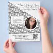 Noteerbare mobiele services Foto QR FLYER C (Hand)