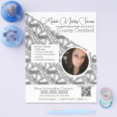 Noteerbare mobiele services Foto QR FLYER C (Enkel)