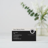 Noteerbare openbare documentendiensten visitekaartje (Staand voorkant)