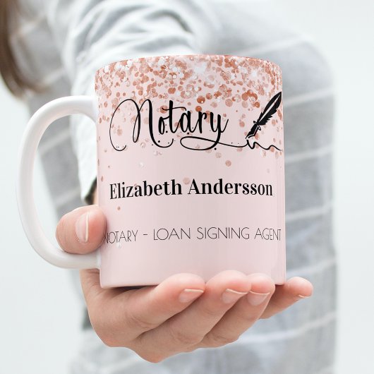 Noteerbare roos goudbrij koffiemok