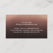 Noteerbare zegelstang-agent Brown Ombre Visitekaartje (Achterkant)