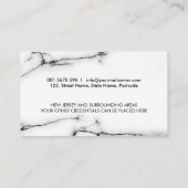 Noteervulpen en inkt visitekaartje (Achterkant)