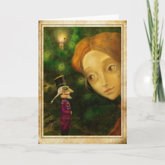 Notekraker Feestdagen Kaart (Voorkant)