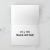 Notekraker met eikel feestdagen kaart (Binnen)