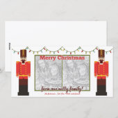 Notekraker-nootachtige Sjabloon familie-Photocard (Voorkant / Achterkant)