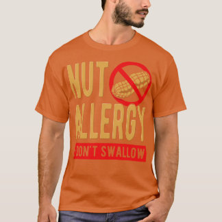 Noten allergie Ik slik niet T-shirt