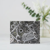 Noten en bouten briefkaart (Staand voorkant)