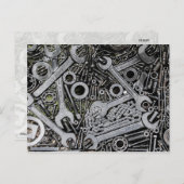 Noten en bouten briefkaart (Voorkant / Achterkant)