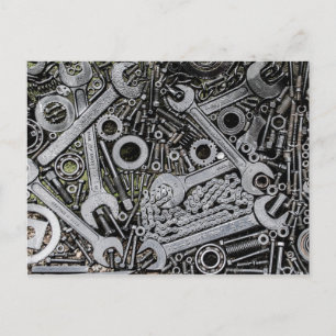 Noten en bouten briefkaart