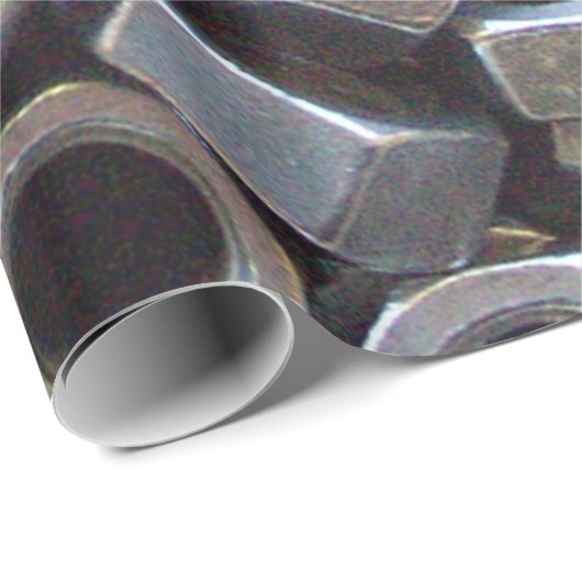 Noten en bouten cadeaupapier (Rol Hoek)