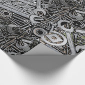 Noten en bouten cadeaupapier (Hoek)