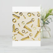 Noten en bouten kaart (Staand voorkant)