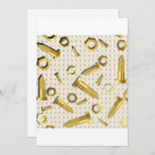 Noten en bouten kaart (Voorkant / Achterkant)