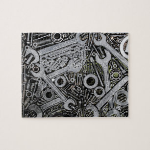 Noten en bouten legpuzzel
